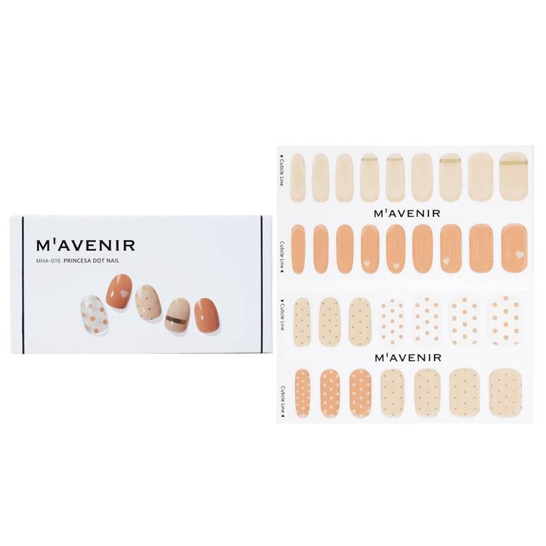 Nail Sticker (Orange) - # Princesa Dot Nail by Mavenir