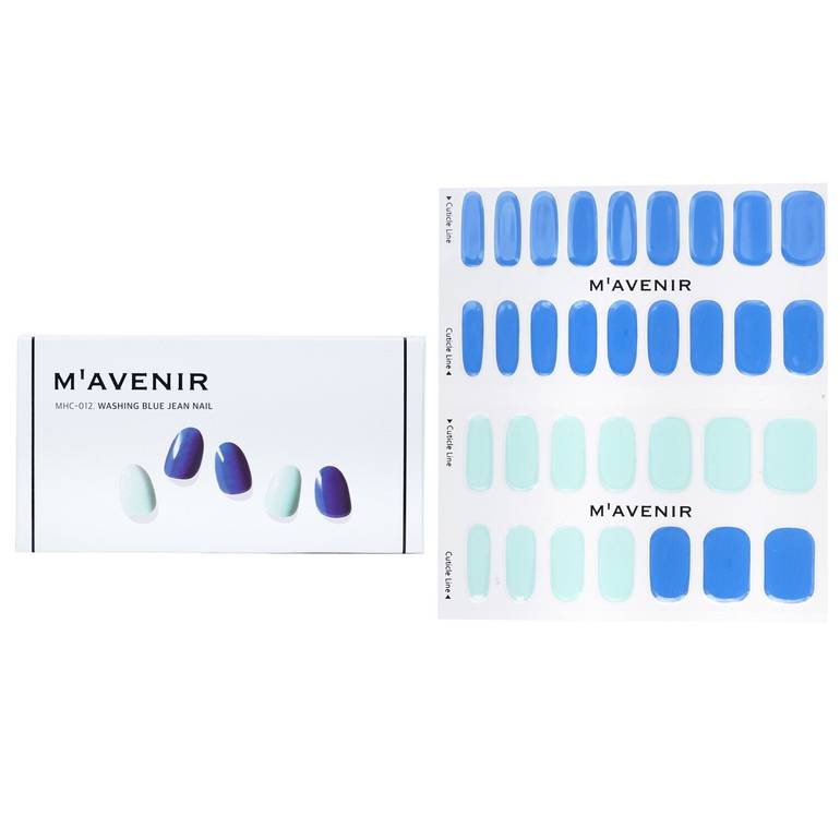 Nail Sticker (Blue) - # Washing Blue Jean Nail by Mavenir