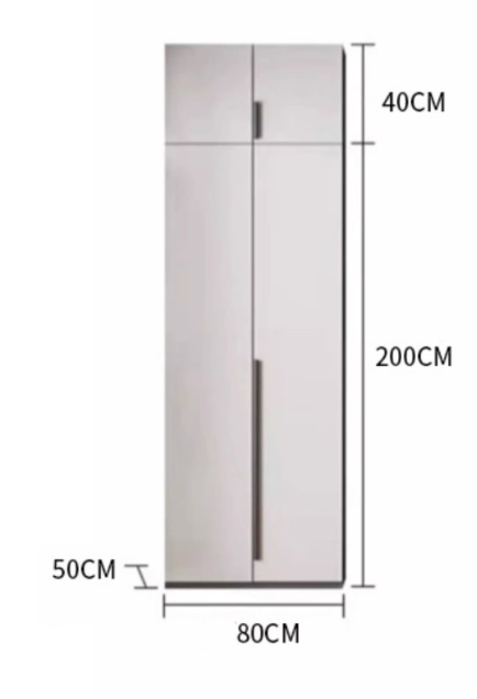  Wardrobe of multiple sizes 