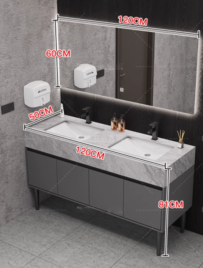  Multiple sizes of sink 