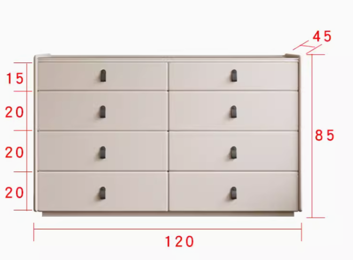  Modern chest of drawers 