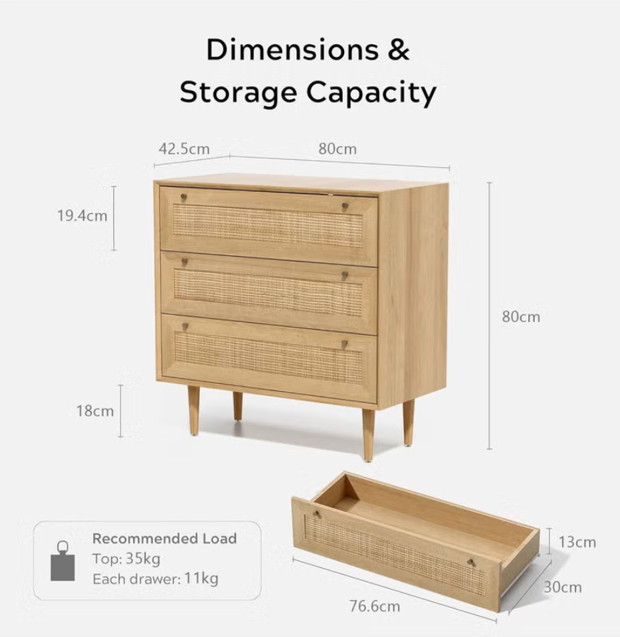  Rattan Wardrobe (Delivery within 15 working days in Riyadh) 