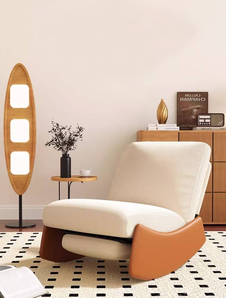  Rocking sofa and footstool 