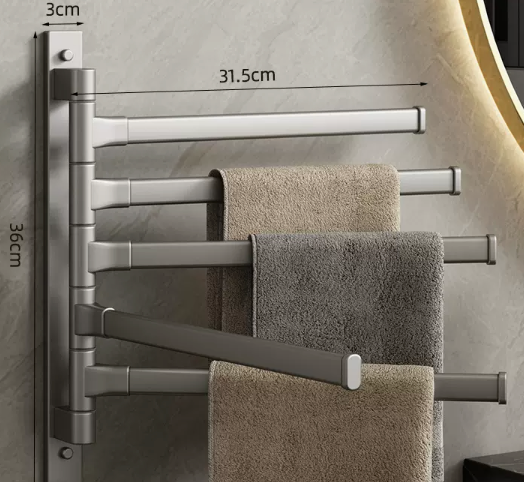  Swivel towel hook 
