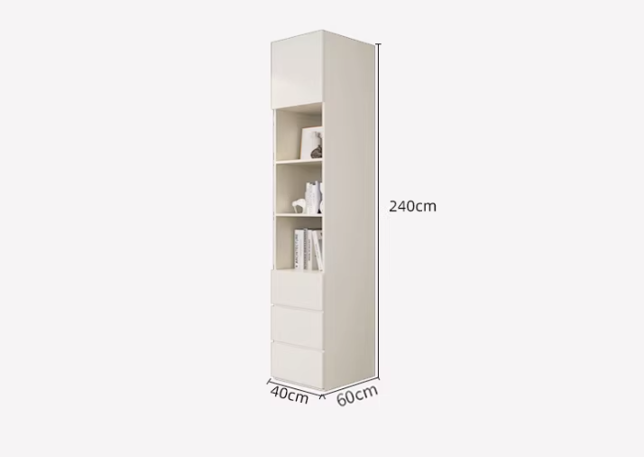  Luxurious modern wardrobe with a glass door design 