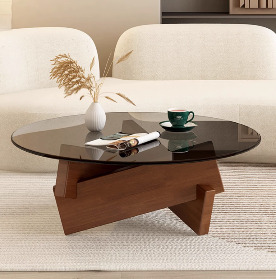  Wooden base coffee table 