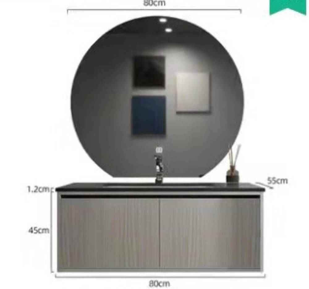  Washbasin with smart mirror 
