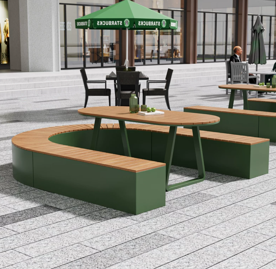  Goba integrated and modern chair and table 