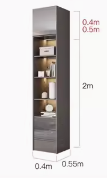  Combination of wardrobe, sideboard and dressing table 