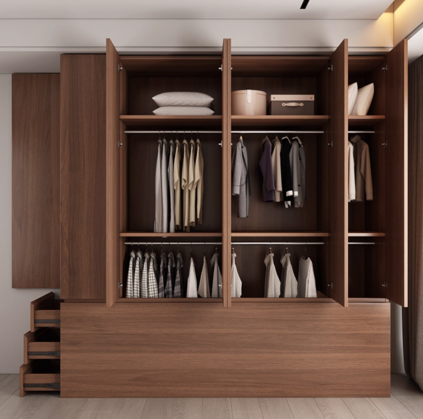  Wooden wardrobe 