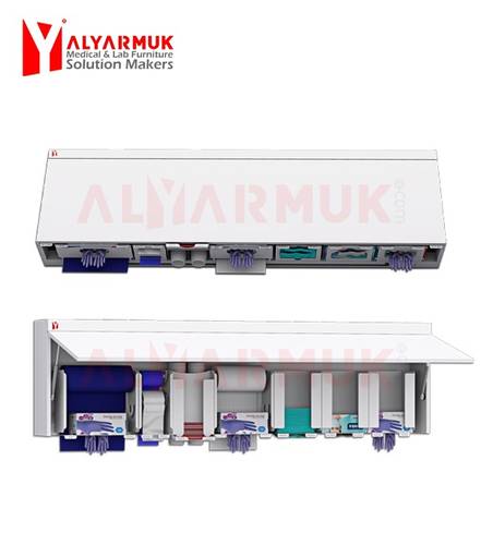 Large 130cm Wall-Mounted Medical Dispenser (5-in-1)