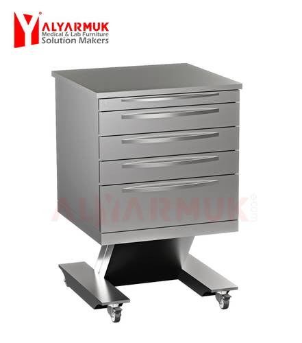 خزانة متحركة ستانلس ستيل 5 أدراج (MT3100)