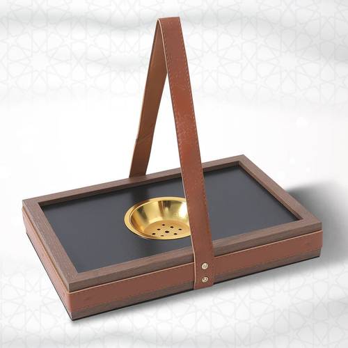 مبخرة مقاس 20*30 لون خشبي مع بني