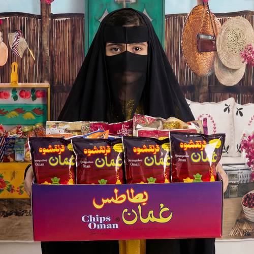 سحارة حلويات شيبس عمان - لا تتضمن الأكياس