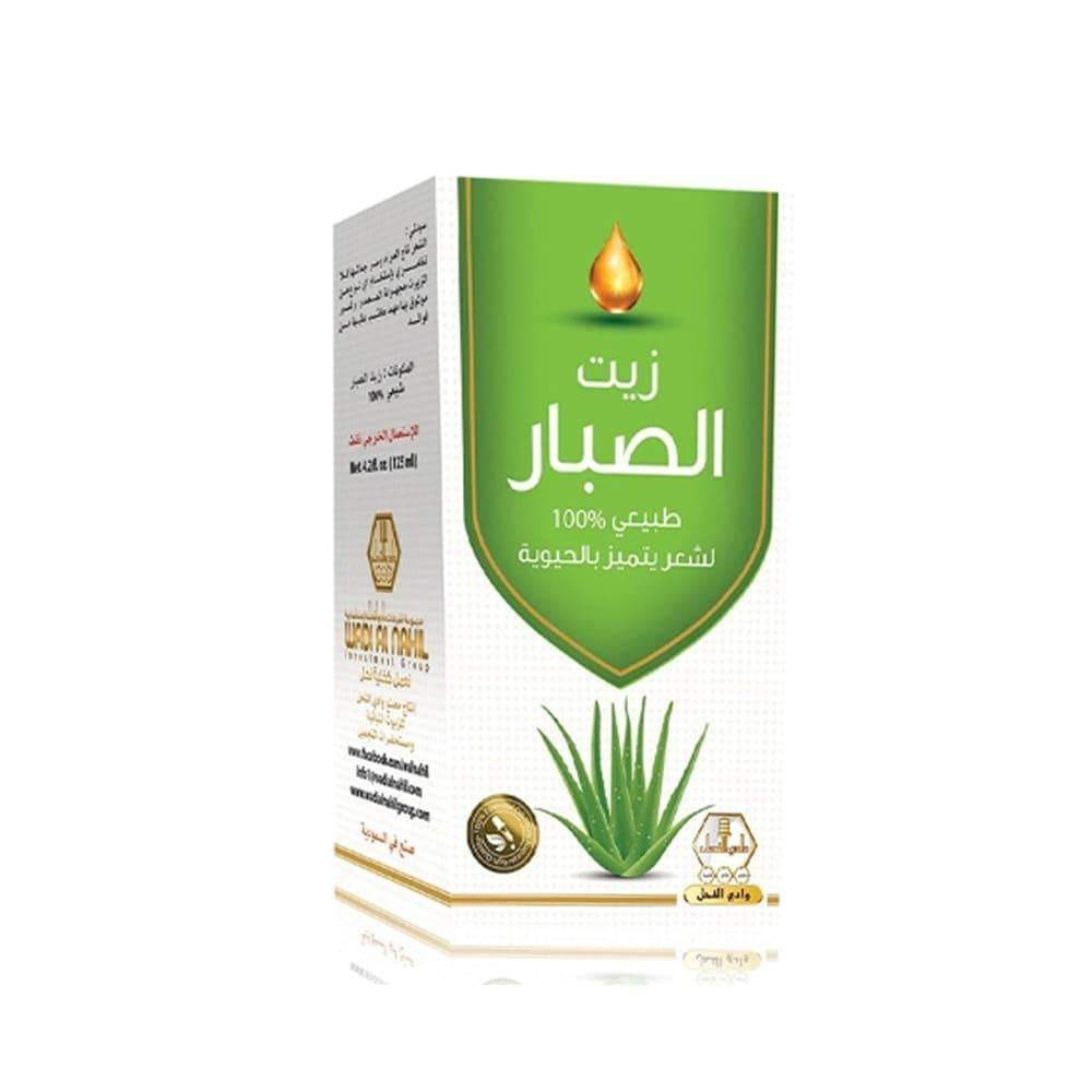 وادي النحل زيت الصبار لشعر يتميز بالحيوية 125مل