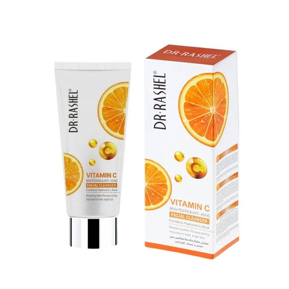 D. Rashel Facial Wash with Vitamin C Whitening and Anti-Wrinkle Extract - 80 gm