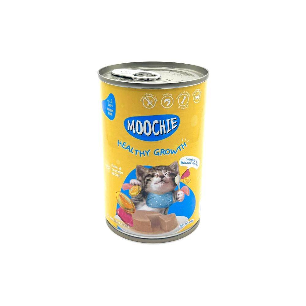موتشي التونة والدجاج في المرق 400 جرام moochie Mince Topping Tuna chicken in Gravy