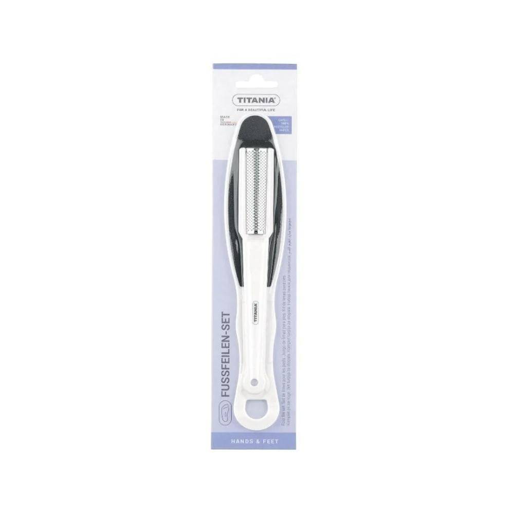 Titania double heel file, 2 pieces - model 3030