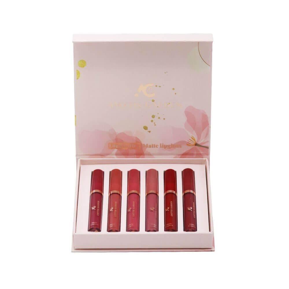 Amy's Garden Kissable Lips Matte Lip Gloss 2.5 ml*6pcs