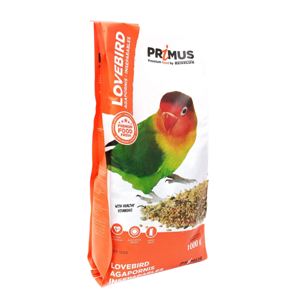 بينلوكس بريموس خليط مشكل من الحبوب الروز والفيشر BENELUX PRIMUS Mixture Food For LOVE Bird