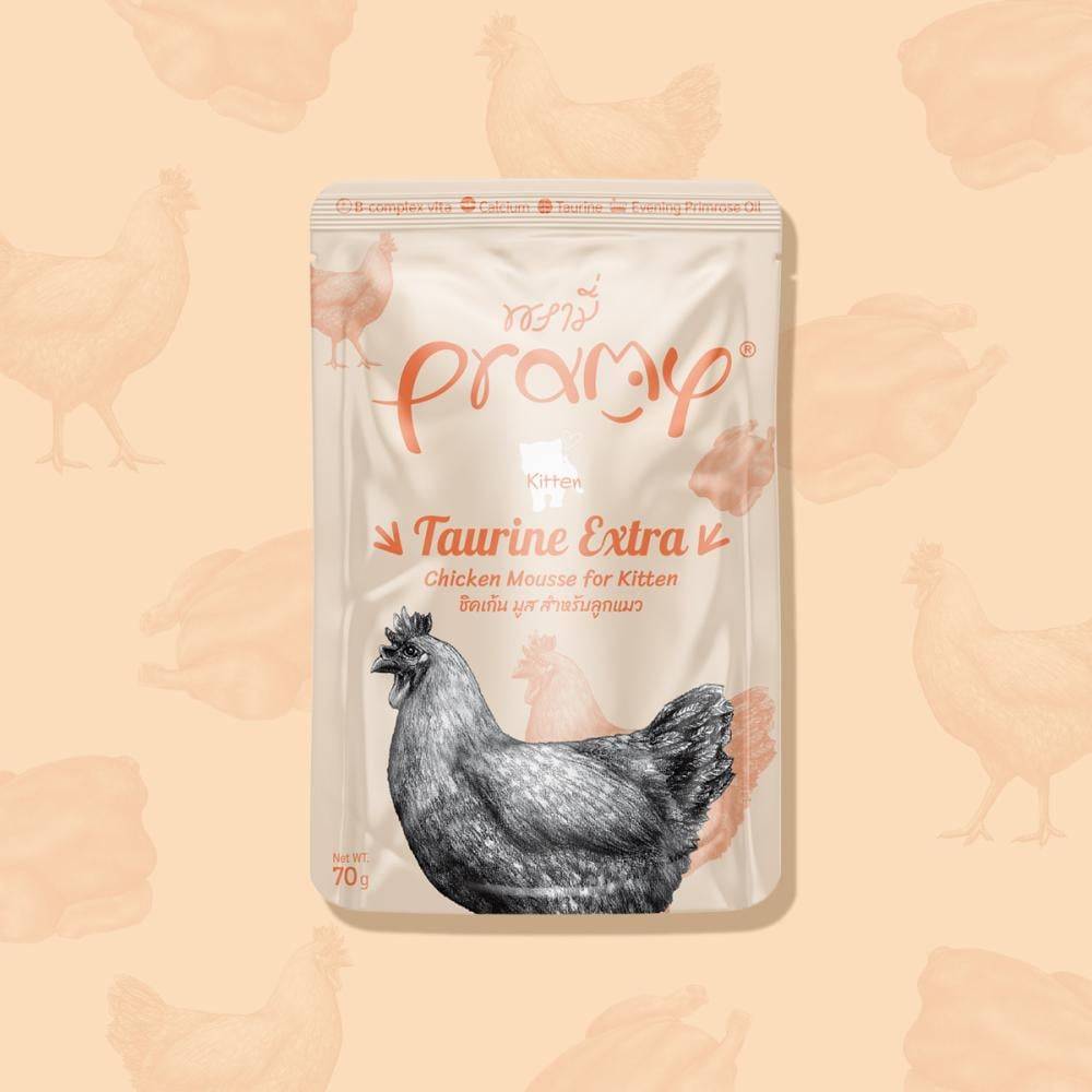 Pramy Taurine Extra Chicken Mousse For Kitten