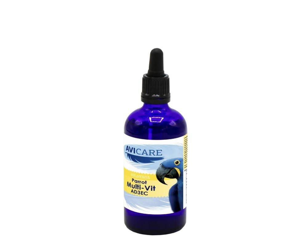 أفيكير باروت مالتي فيت AD3EC فيتامينات طيور AviCare Parrot Multi-Vit AD3EC 250g-100g-50g