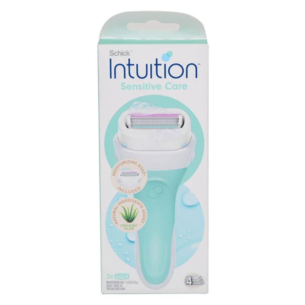 Chic Intuition Women's Razor with Aloe Vera Foam and Vitamin E - 4 Blades