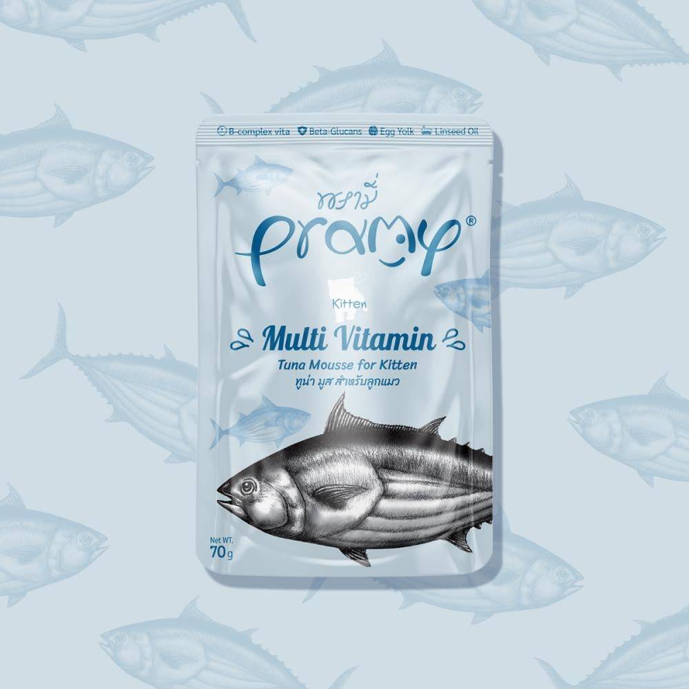Pramy Multi Vitamin Tuna Mousse For Kitten