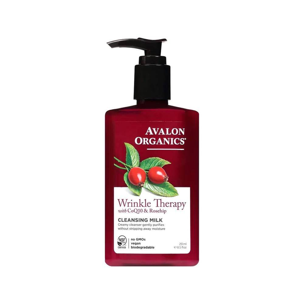 Avalon Organics Facial Cleansing Milk for Treating Wrinkles - 251 ml