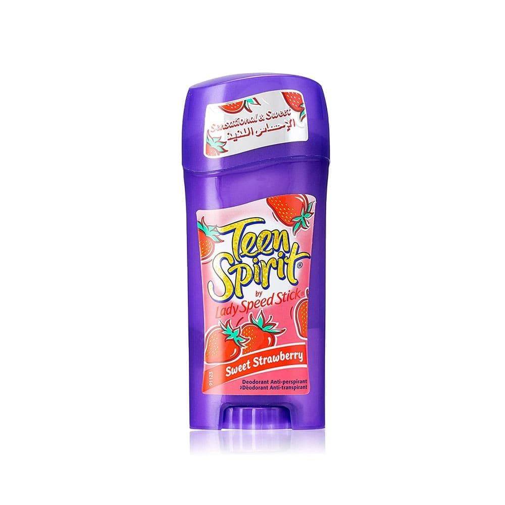 Lady Speed ​​Stick Teen Spirit Deodorant with Strawberry Scent - 65 gm