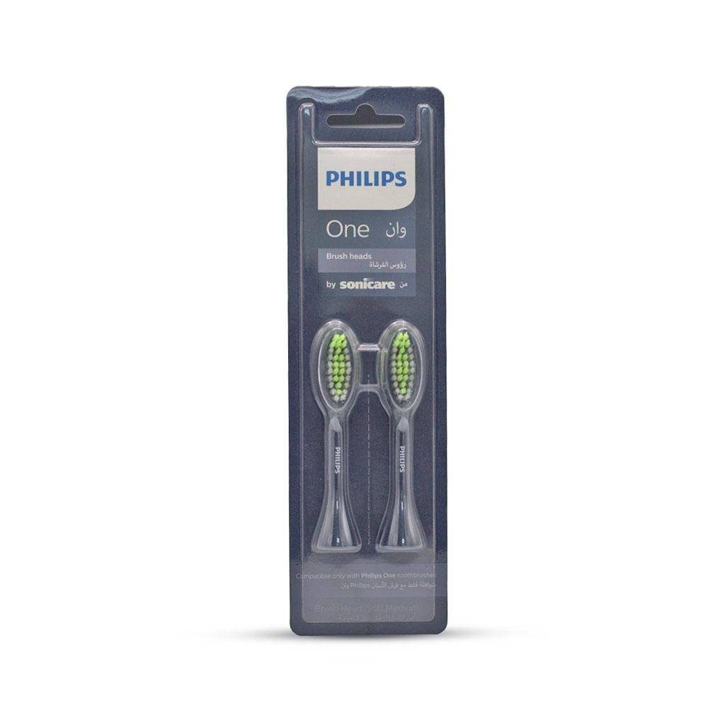 Philips One Sonicare Toothbrush Heads - Black