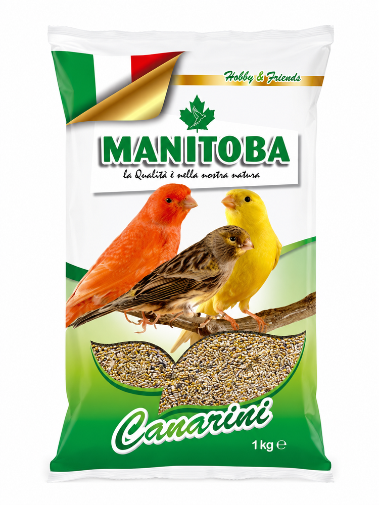 مانيتوبا أكل الكناري خليط مشكل مع فيتامين 1كغ Manitoba Canarini T1 Biscuit 1kg