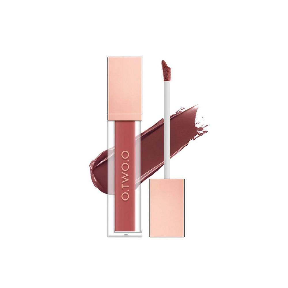 O2O Waterproof Matte Liquid Lipstick 10 Caramel Chest Note Red 5g