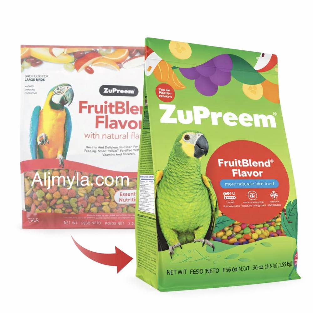 زوبريم خليط الفواكه طعام الببغاء والطيور الكبيرةZupreem Fruitblend Flavor for Large Birds