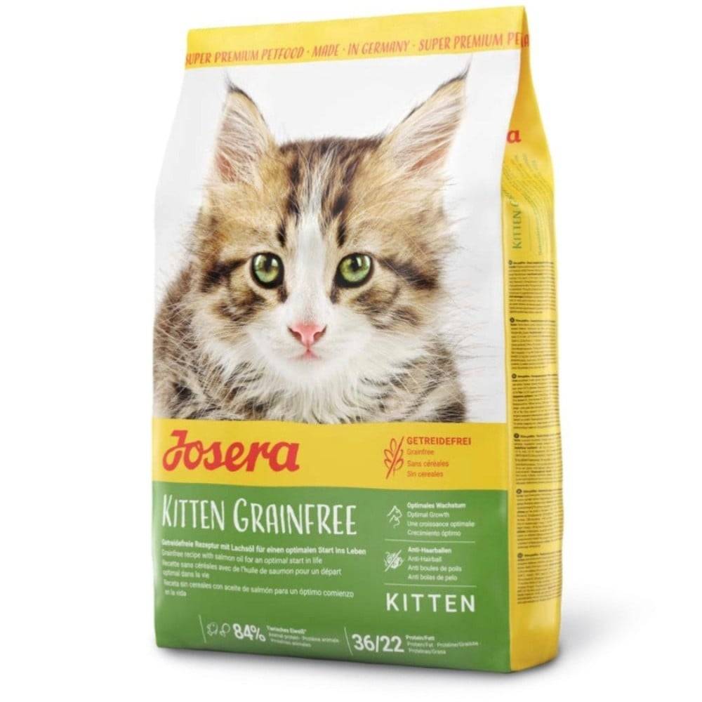 جوسيرا طعام القطط الصغيرة والحوامل والمرضعة خالي من الحبوب Josera Kitten GrainFree Mother & Kitten