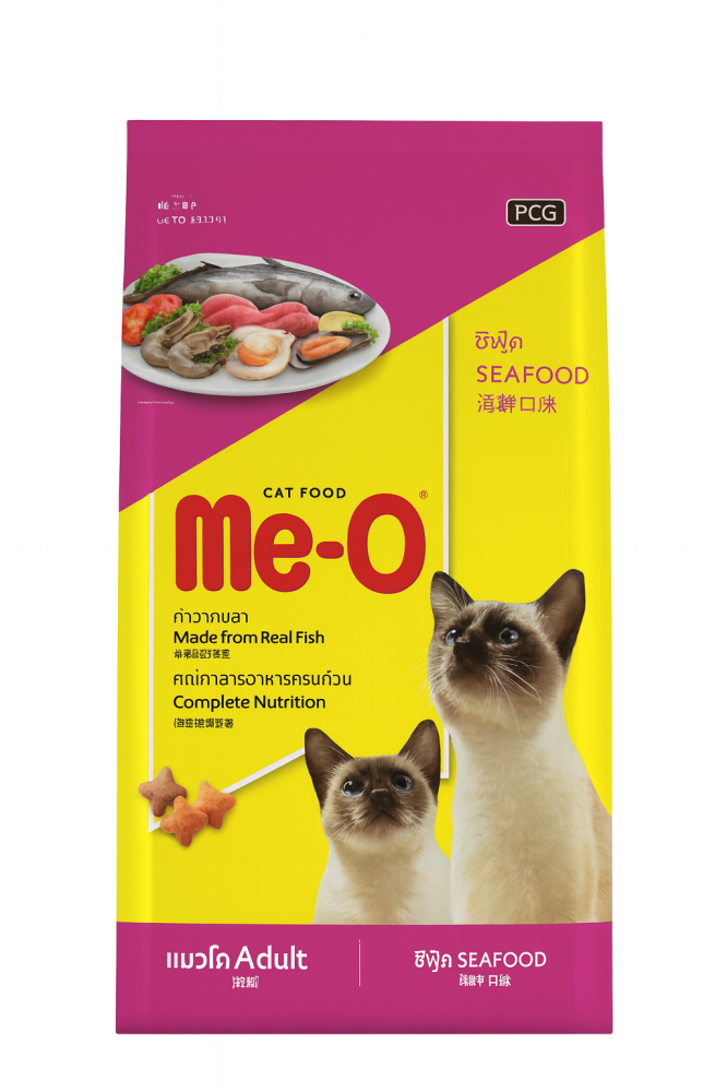 مي أو طعام جاف للقطط البالغة - نكهة المأكولات البحرية Me-O Dry cat food - Adult - Seafood Flavour