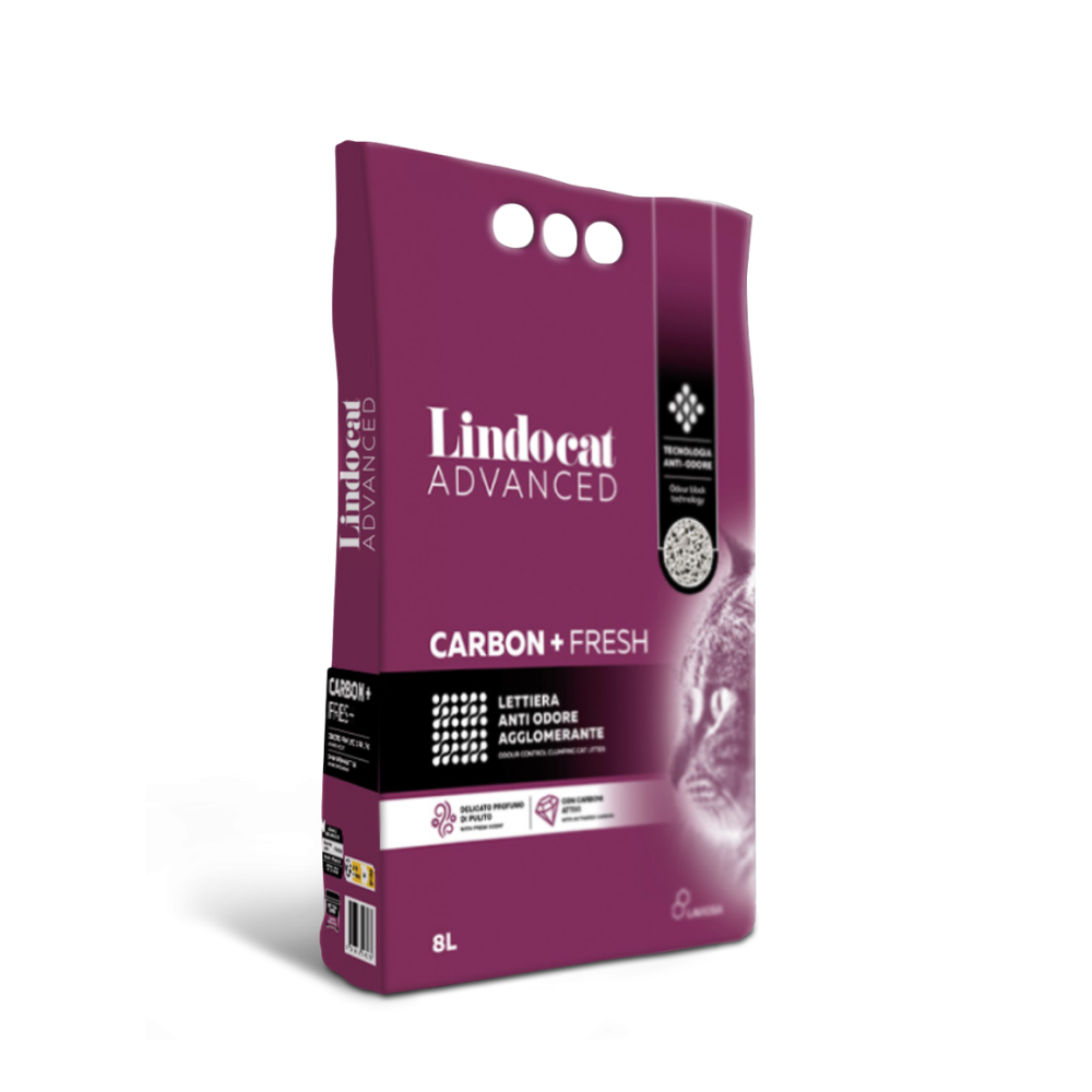 رمل ليندو كات ادفانسد كربون وفريش 8 لتر LINDOCAT ADVANCED CARBON PLUS FRESH 8L