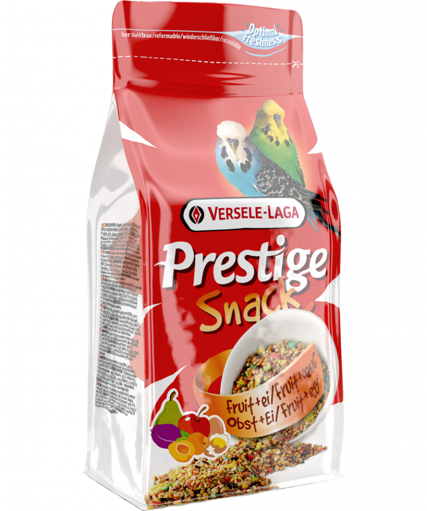 فيرسل لاقا بريستيج سناك - خليط الحبوب والفواكه مع البيض للبادجي 125غ Versele Laga Snack Budgies 125g