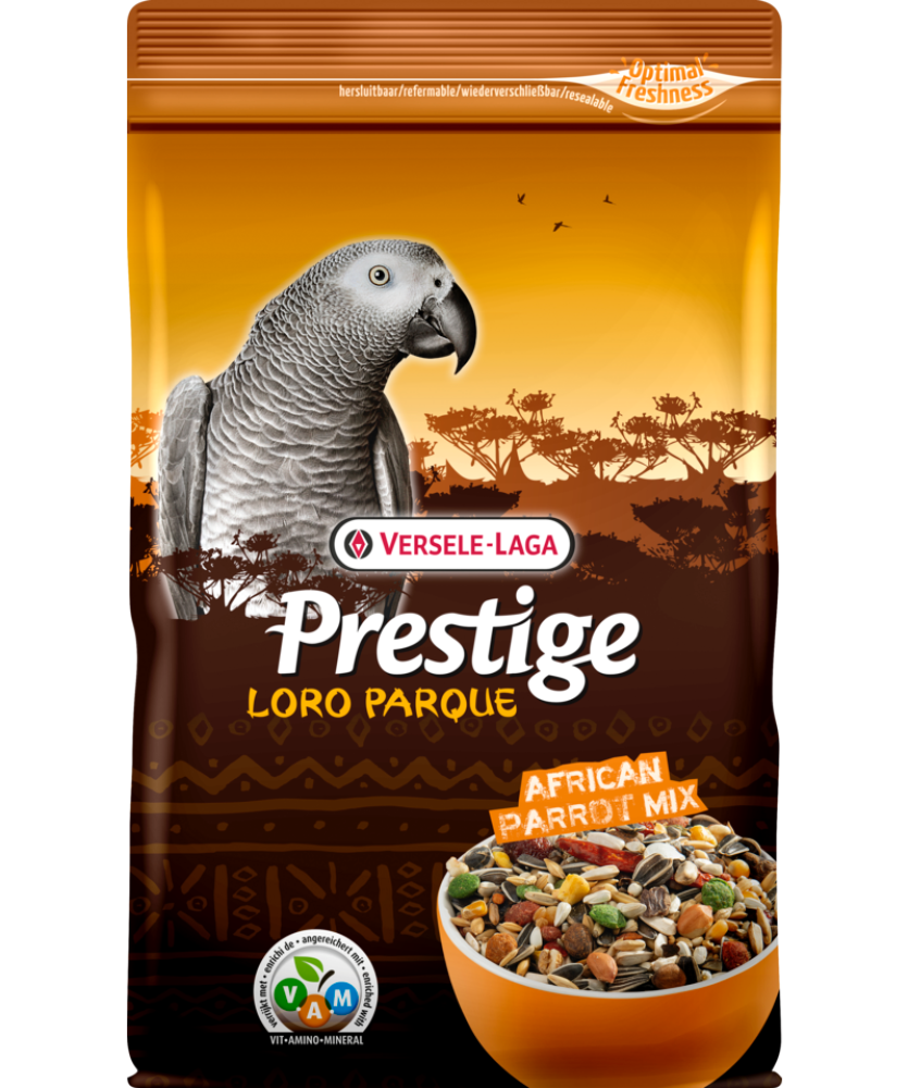 فيرسل لاقا برستيج بريميوم غذاء كامل للبغاوات الافريقية Versele Laga Prestige Loro Parque AFRICAN PARROT Mix | .