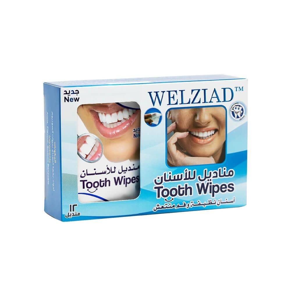 Welziad Dental Wipes - 12 Wipes