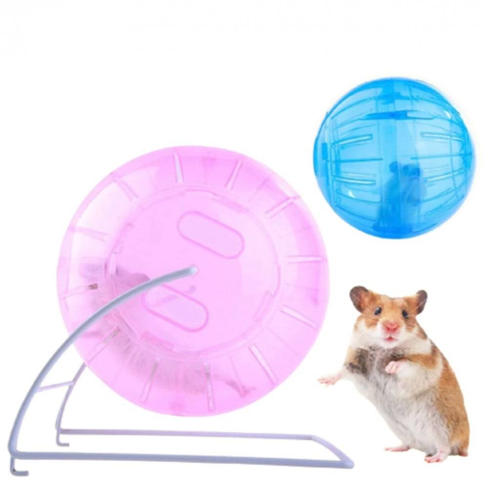 عجلة هامستر مع ستاند - كرة اللياقة للهامستر (حجم متوسط) Hamster Fitness Ball 4 in 1 JP65