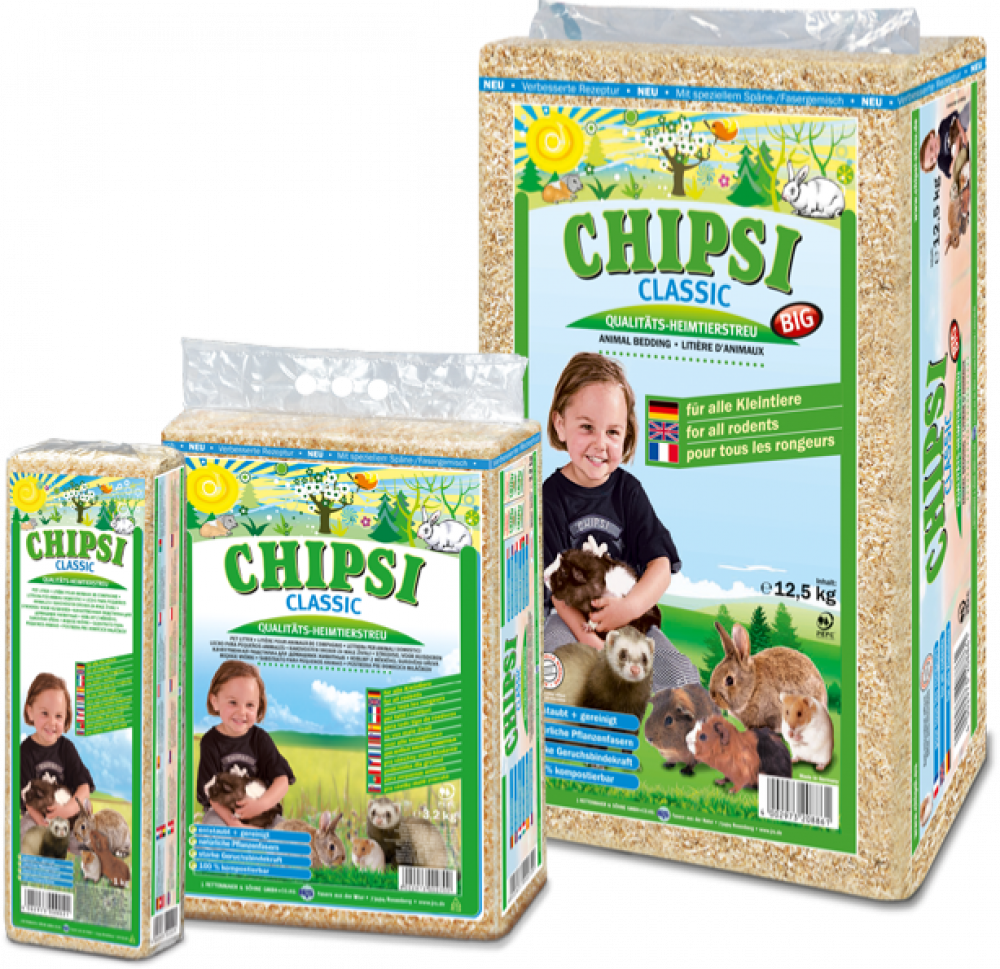 شيبسي نشارة خشب كلاسيك Chipci Pet Bedding Wood Litte Classic For Small Animals,Birds