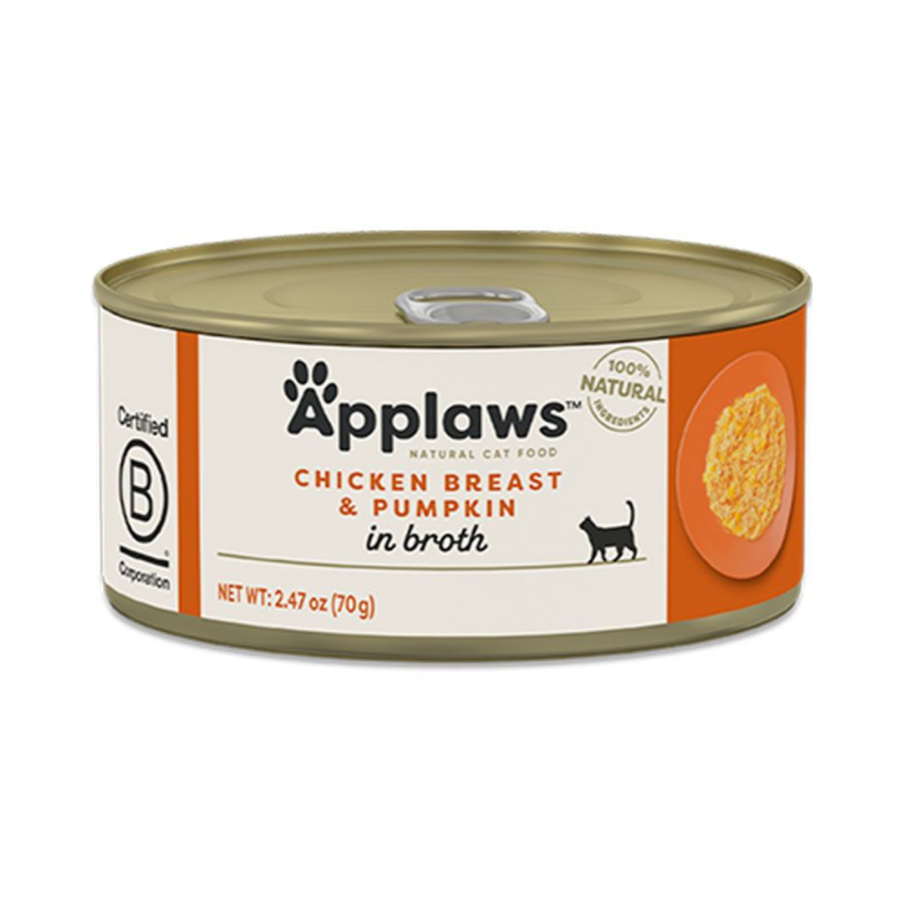 ابلاوز معلبات الدجاج مع اليقطين في المرق 70 غرام Applaws Chicken Breast with Pumpkin in Broth 70g