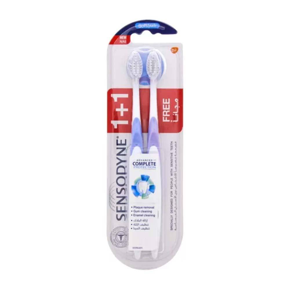 Sensodyne soft toothbrush - 2 pieces, blue-purple