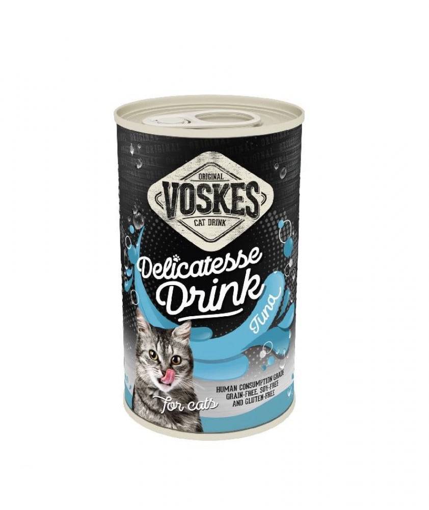 فوسكيس شوربة القطط نكهة التونة 135 جرام Voskes Delicatesse Cat Drink with Tuna 135g
