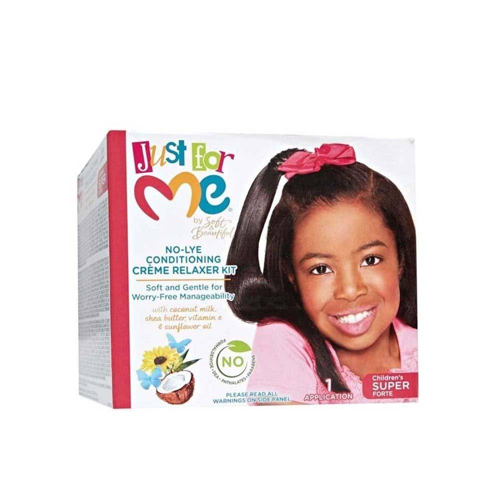 Just For Me hair straightening for children with soothing creams