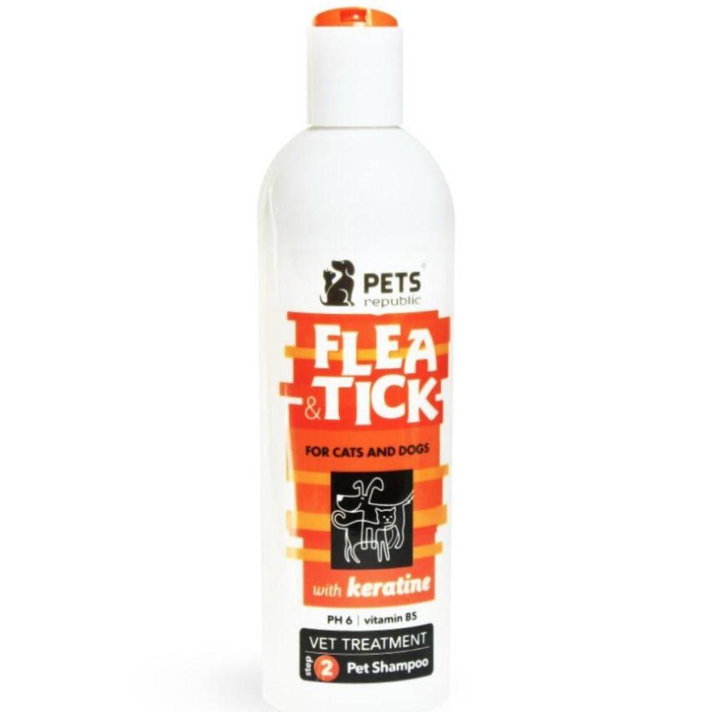 بيتس ريبابليك شامبو القطط والحيوانات الأليفة برائحة الفراولة Pets Republic Anti Dandruff Shampoos + Conditioner