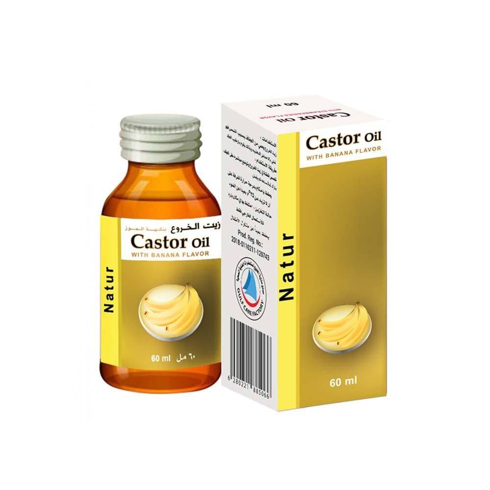 Natur Banana Flavored Castor Oil - 60 ml