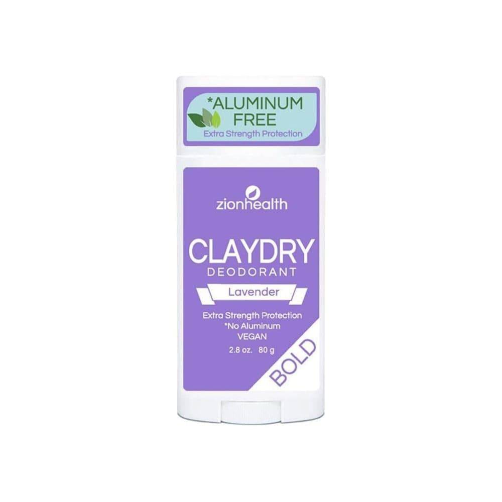 Zion Health Claydry Bold Deodorant with Lavender Scent - 80 gm