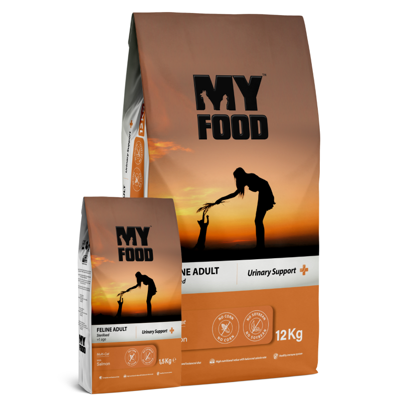 ﻃﻌﺎم القطط البالغة المعقمة بالسالمون ماي فوود My food Adult cat Food - Sterilized
